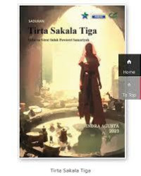 Image of TIRTA SAKALA TIGA Saduran Sêrat Suluk Pawèstri Samariyah